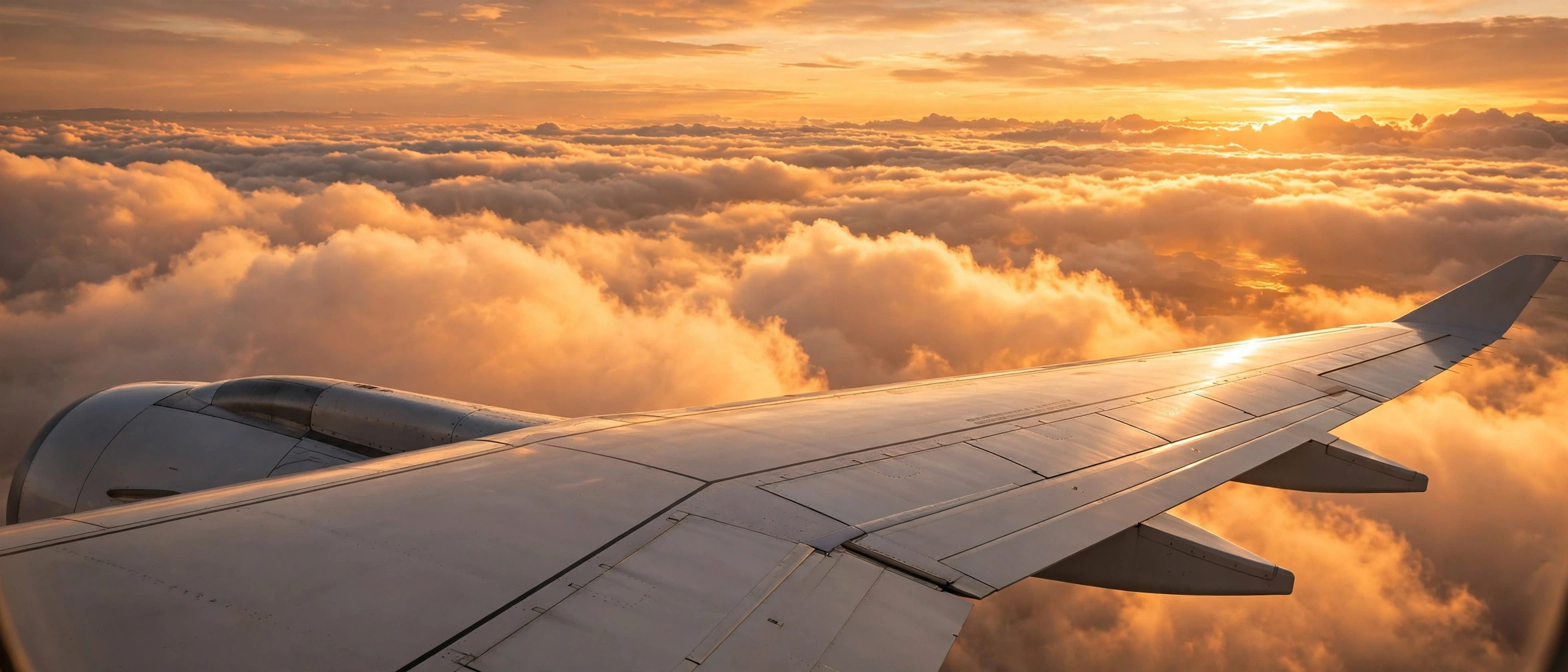 Cánh máy bay EVA Air trên mây